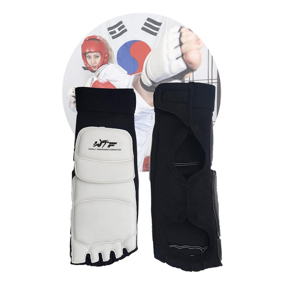 Protector De Pies Elástico Transpirable Neutral Taekwondo