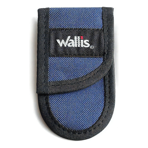 Funda Chica Navaja Bloqueo Poliéster Velcro Wallis Color Azul