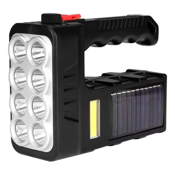 Linterna Led Solar Y Usb Recargable Multifuncional Color de la luz Blanco