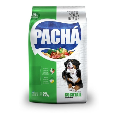 Alimento Pachá para perro adulto sabor cocktail de sabores en bolsa de 22 kg