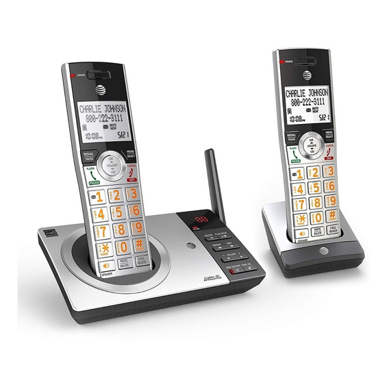 At&t Cl82257 Dect6.0 Teléfono Con Contestadora Y Extension