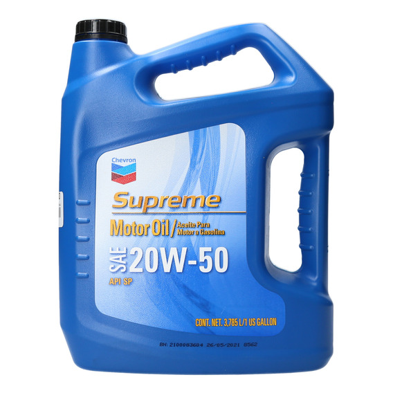 Aceite Chevron Supreme Mo 20w50 Sn 4 Lts