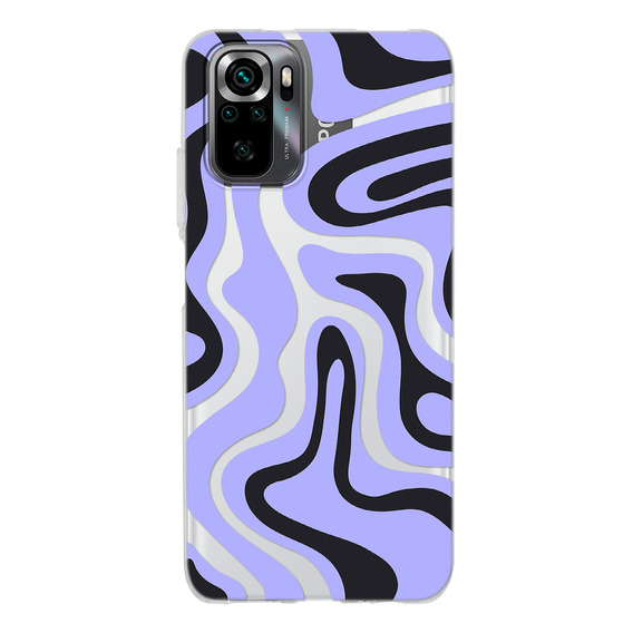 Funda Para Xiaomi Para Mujer Curvas Moradas Uso Rudo Tpu