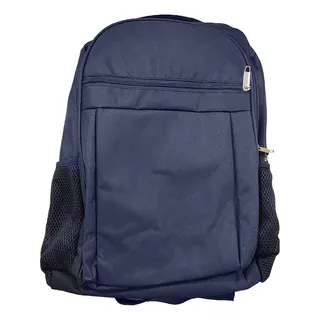 Mochila Urbana Porta Notebook Reforzada Resistente Viaje Color Azul