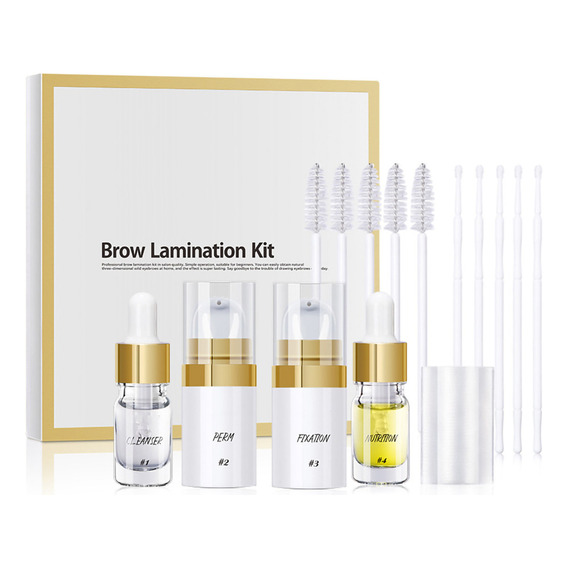 Kit Profesional De Laminación Instantánea De Cejas Para Saló