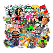 Stickers Personagens Game Geek | 64 Adesivos