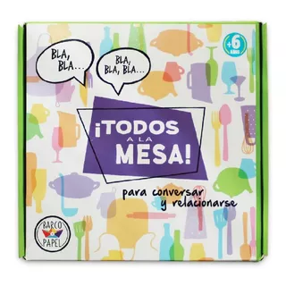 Juego De Mesa Infantil Didáctico ¡todosa La Mesa! De Barco De Papel Para Conversar Y Relacionarse