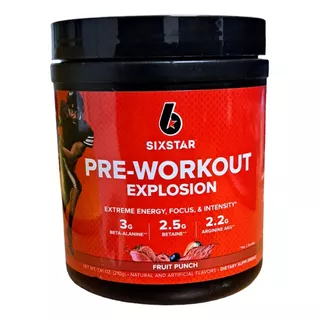 Pre-workout Explosión Sixstar 210 Gr