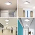 Foco Panel Led Plafon Sobrepuesto Cuadrado 18w Luz Fria 21cm Color Blanco Blanco