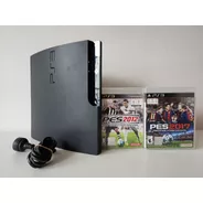 Sony Playstation 3 Slim 160gb Ps3 + Cables Y 2 Juegos