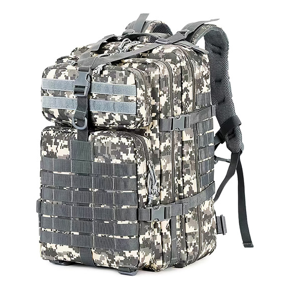 Mochila De Táctica Militar 45l Camuflaje Overfit Trekking