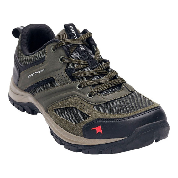 Zapatilla Trekking Montagne Grandview Hombre Outdoor Confort