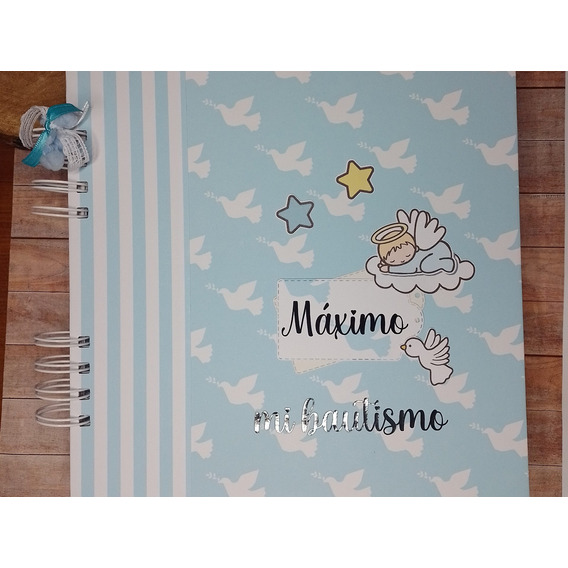 Álbum Bautismo Personalizado Scrapbook 