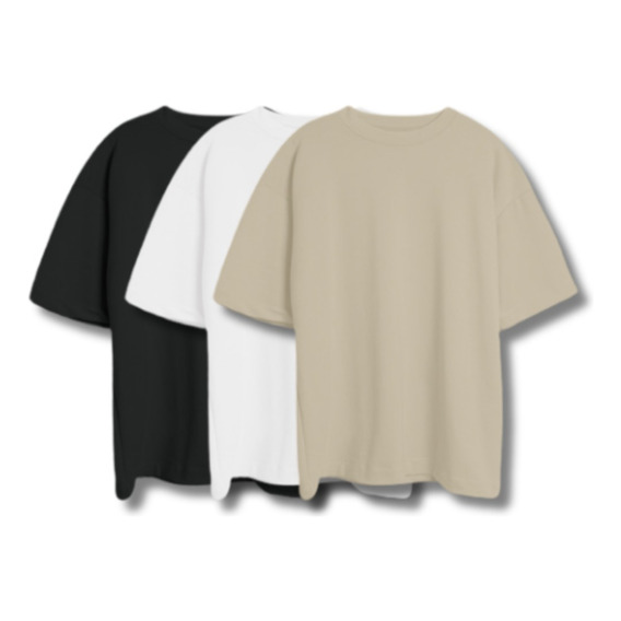 Camisas Oversize De Tela Burda Pack X 3 Unidades