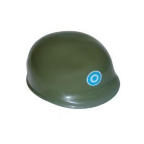 Casco Plastico Militar Verde Ejercito Truquito Casa Valente