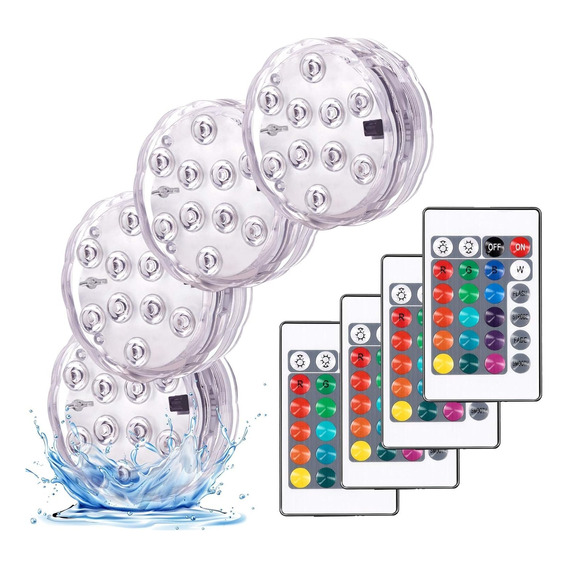 Luces Led Para Piscinas Jacuzzi Sumergibles Inalambricas