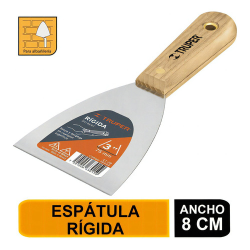 Espatula Rigida 3' Truper 14442