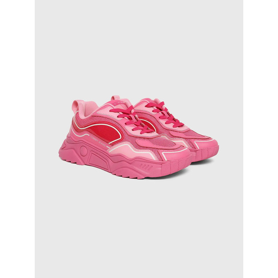 Zapatillas Estilo Running Chunky Mujer Tommy Hilfiger Rosa