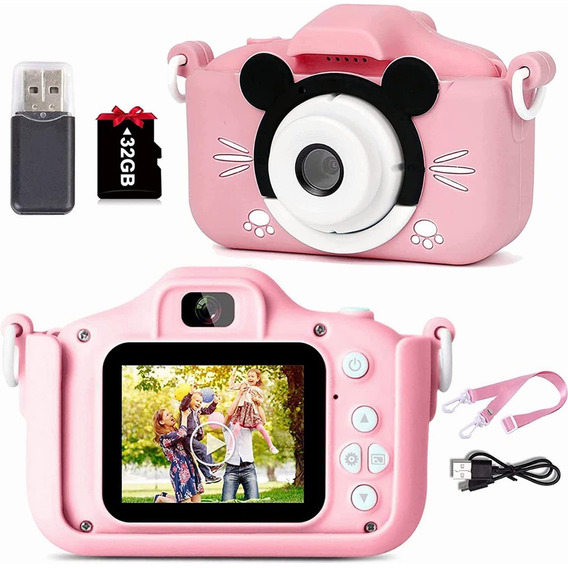 Cámara Digital Infantil 1080p Targeta Sd32 Gb