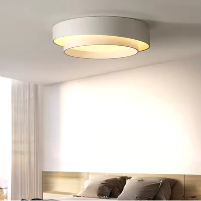Plafon Led Sal Blanco Aplique 40cm 27w Luz Calida Dx