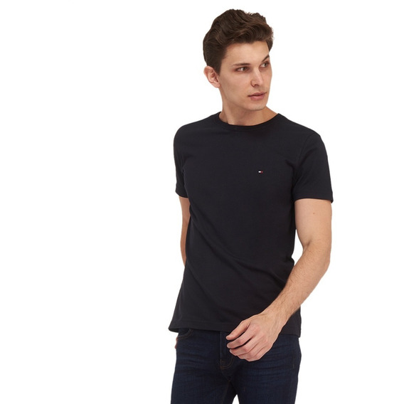 Camiseta Tommy Hilfiger Mangas Cortas Clásica Para Hombre 