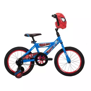 Bicicleta Infantil Huffy 16 Spiderman C/ Llantas Entrenadora