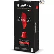 Café Cápsulas Gimoka Intenso 10u - Nespresso Compatibles