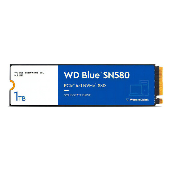 Estado Solido Western Digital Blue 1tb M.2 Sn580 Wds100t3b0e Color Azul