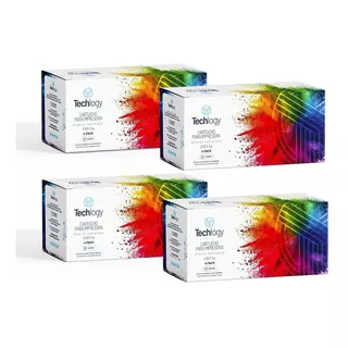 Toner Techlogy 217a 17a M102a Mfp M130a Con Chip 4 Pack 