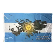 Bandera Malvinas Hoy Y Siempre Argentinas 90x150cm - Reforza