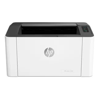 Impresora Simple Función Hp Laser 107w Con Wifi Blanca 4zb78a