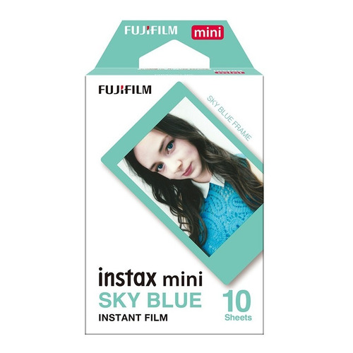 Película Fujifilm Instax Mini Sky Blue (10 Hojas)