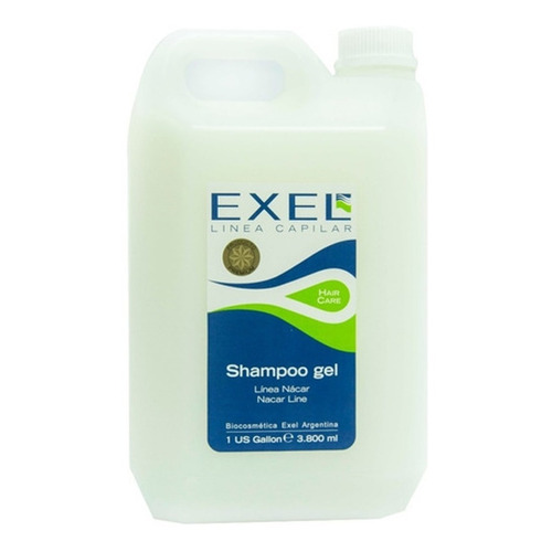 Shampoo Exel Gel Almendra Cabellos Secos Peluqueria 3800ml