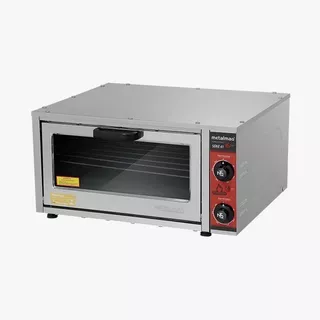 Forno Elétrico 41x41cm Pizza 220v Refratário Lastro Metalmaq