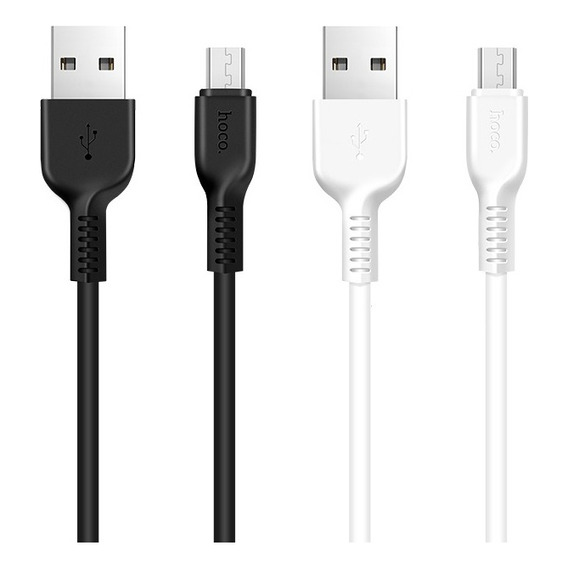 Cable Usb A Micro Usb V8 1m Hoco X13 Negro De Alta Calidad