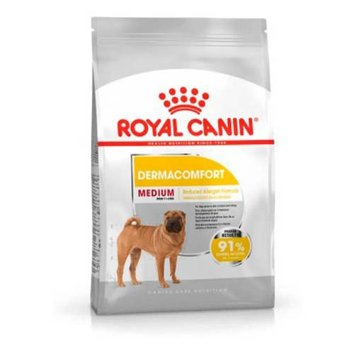 Alimento Royal Canin Size Health Nutrition Medium Dermacomfort para perro adulto de raza mediana sabor mix en bolsa de 3 kg