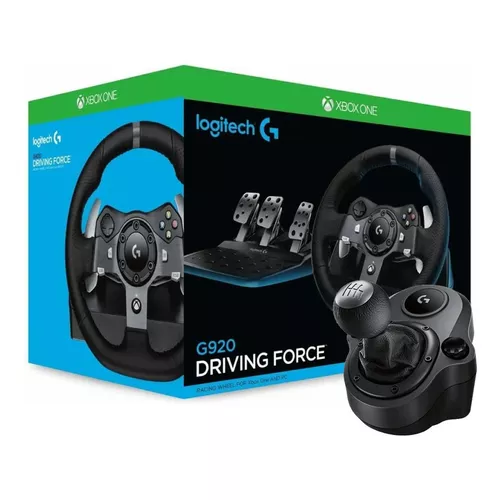 Logitech G Driving Force Palanca de Cambio para Volantes de Carreras G29 y  G920, 6 Velocidades, Marcha Atrás a Presion, Acero y Cuero, PS4/Xbox