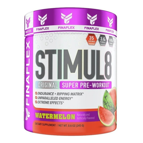 Pre Entreno Finaflex Stimul8 Estimulante 35 Serv Todo Sabor Sabor Gummy Bear