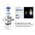 Par Lampada H4 Hyper Vision Ultra 12v 55w Excelite Halogena