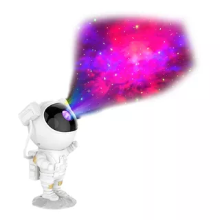 Lampara Proyector Astronauta Led Estrellas De Galaxia Atrix® Color De La Estructura Blanco Color De La Pantalla Negro