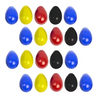 Kit Torelli Ganza 20 Ovinhos Colorido Tg549 Chocalho Eggs