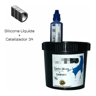 Caucho Silicona Liquida 250g Para Moldes - Rtv2 Poliuretano