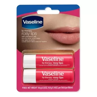 Protetor Labial Vaseline - Lip Therapy Rosy Lips C/ 2 Un.