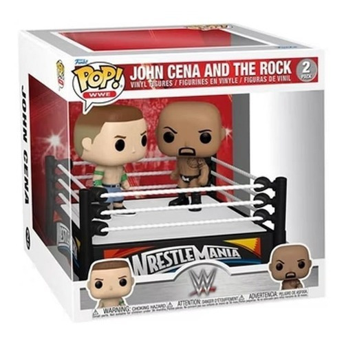 Funko Pop John Cena And The Rock Wwe Wrestlemania