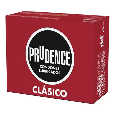 36 Condones Prudence Clásico Lubricados En 12 Cajitas De 3