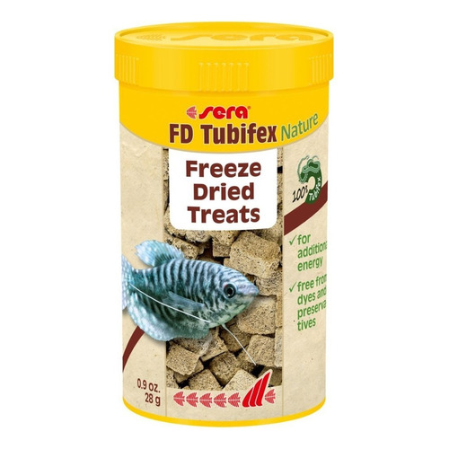 Alimento Peces, Sera Fd Tubifex 28gr, 250ml