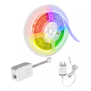 Fita De Led Inteligente Rgb Colorida 5050 Wifi 5m Agl Tuya Tensão De Operação 12v - 24v 110v/220v