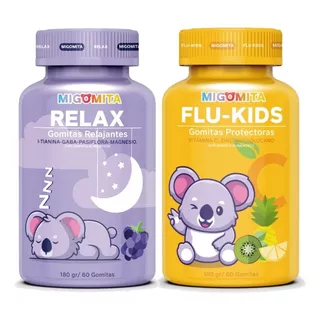 Migomita Relax 180g + Migomita Flu-kids 180g
