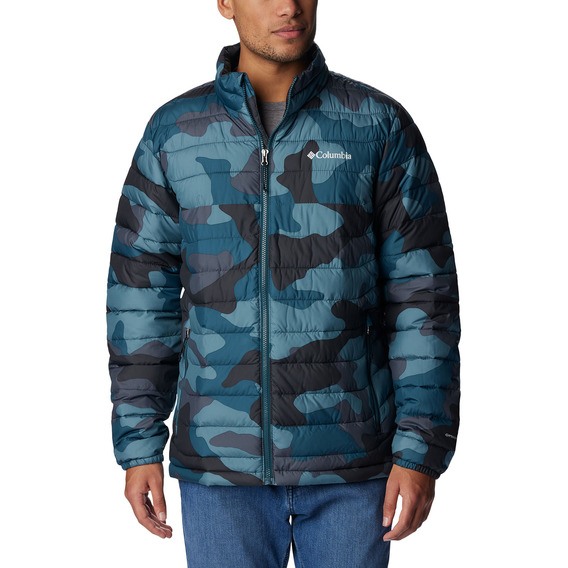 Campera Columbia Powder Lite Jacket Metal Mood Camo - Hombre