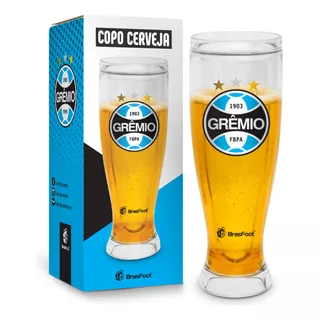 Copão Gel Cerveja Chopp 450ml Times Futebol - Grêmio Cor Azul